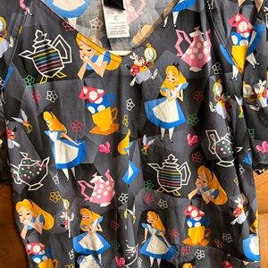 Disney Cinderella Scrub Top XL